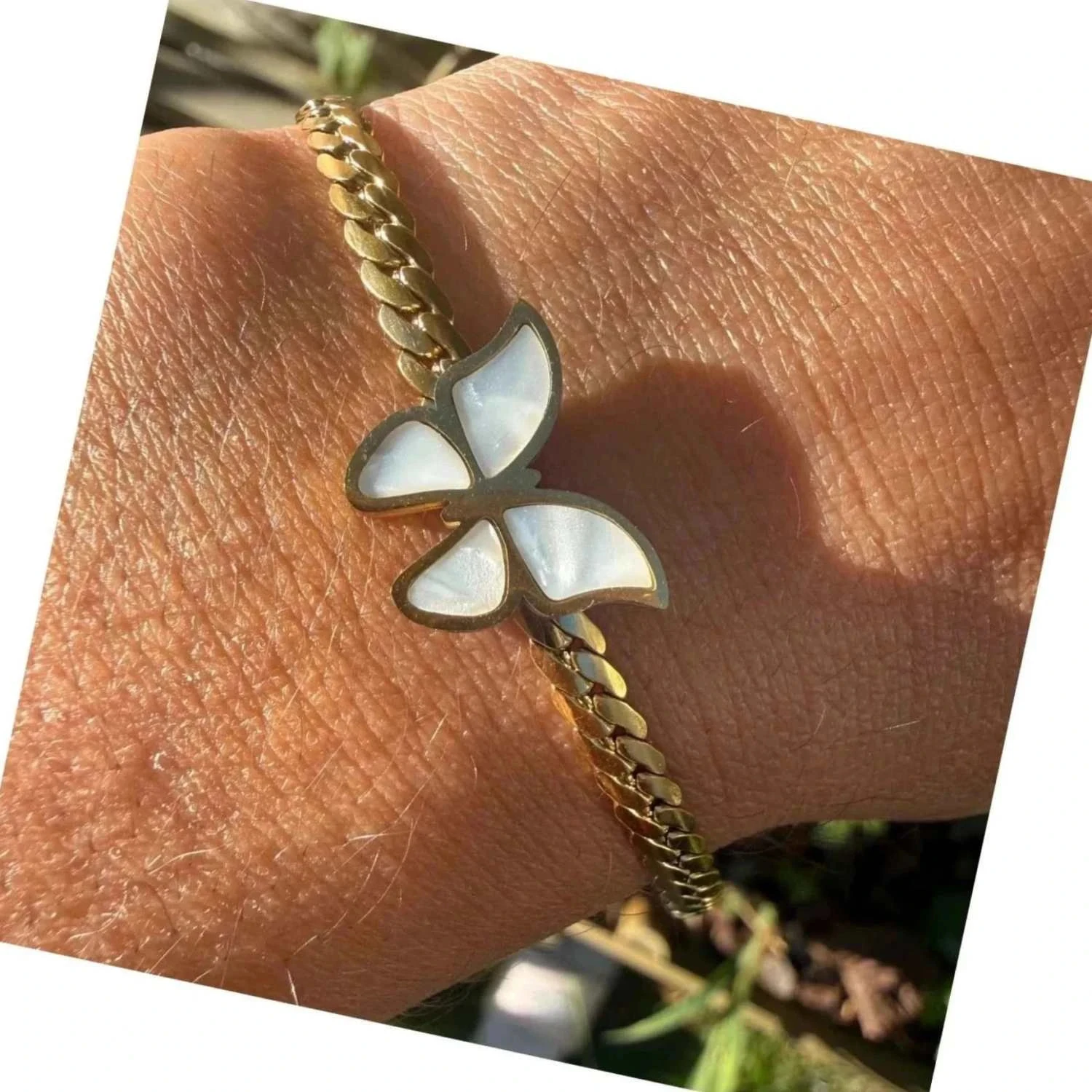 Pulsera de mariposa nacarada – photo 3